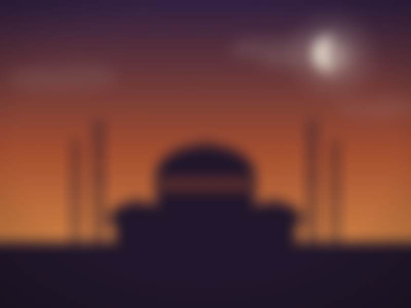 Hagia Sophia at Dusk. A picture from the islamicvisuals catalog.