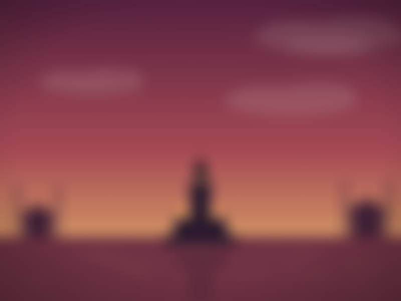 Maiden's Tower Sunset. A picture from the islamicvisuals catalog.